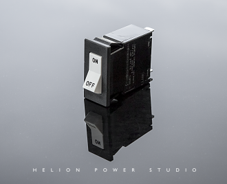Helion custom solenoid activated, hydraulic-magnetic circuit breaker